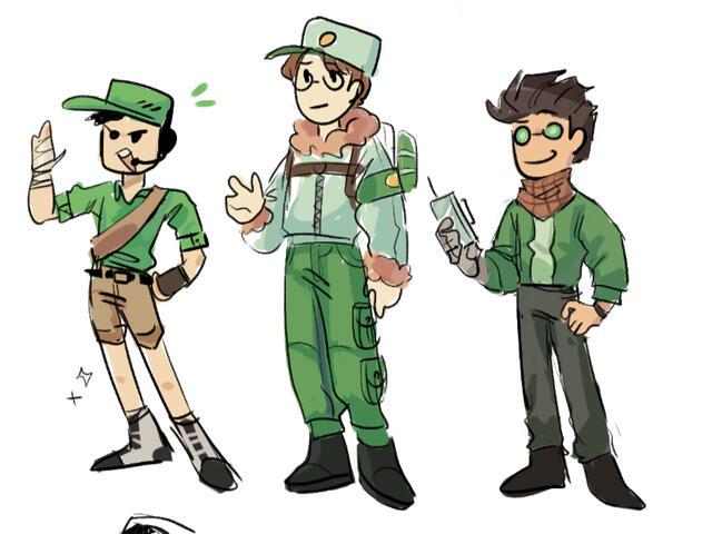 Character doodles